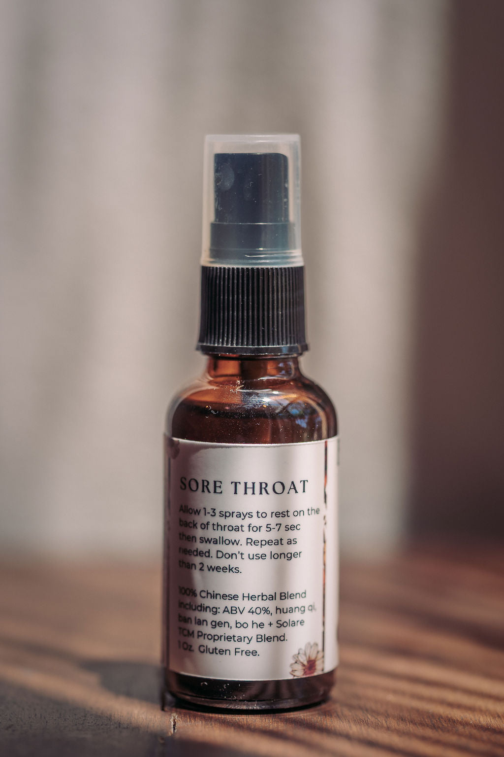 Sore Throat Spray  | Chinese Herbal Tincture
