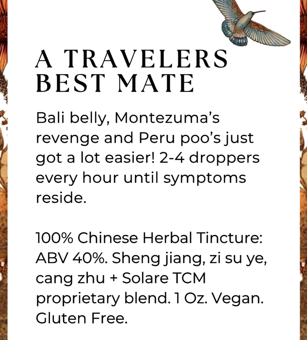 Traveler's Best Mate (Stomach Support) | Chinese Herbal Tincture